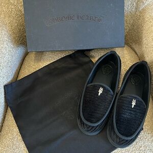 CHROME HEARTS CORD SLIPPERS